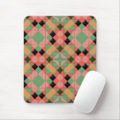 Farbiges geometrisches Muster mit symmetrischem Qu Mousepad (Mit Mouse)