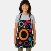 Farbiges geometrisches Muster mit symmetrischem We Schürze (Insitu)