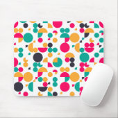Farbiges geometrisches Muster Mousepad (Mit Mouse)