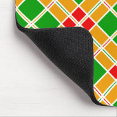 Farbiges geometrisches Muster Mousepad (Ecke)