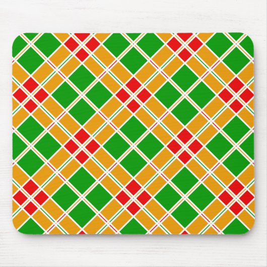 Farbiges geometrisches Muster Mousepad (Vorne)