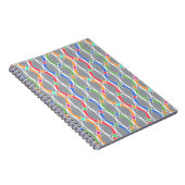 Farbiges geometrisches Muster. Notizblock (Rechte Seite)