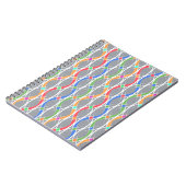 Farbiges geometrisches Muster. Notizblock (Linke Seite)