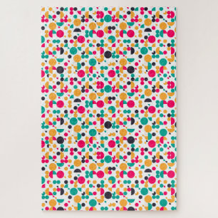 Farbiges geometrisches Muster Puzzle