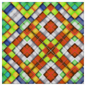 Farbiges geometrisches Muster Stoff (Nahaufnahme)