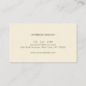 Farbiges geometrisches Muster Visitenkarte (Rückseite)