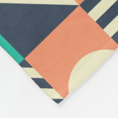 Farbiges geometrisches nahtloses Muster Fleecedecke (Ecke)