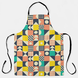 Farbiges geometrisches nahtloses Muster Schürze
