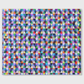 Farbiges geometrisches Papier für Muster Geschenkpapier (Flach)