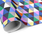 Farbiges geometrisches Papier für Muster Geschenkpapier (Rolleneckpunkt)