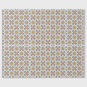 Farbiges geometrisches Schleifpapier Geschenkpapier (Flach)