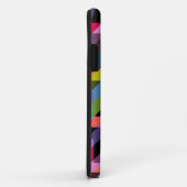 Farbiges geometrisches Zickzack Zigzag-Muster 3 Case-Mate iPhone Hülle (Hinten/Rechts)