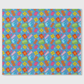 Farbiges Geschenkpapier (Flach)
