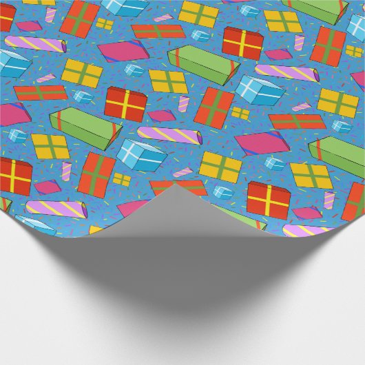Farbiges Geschenkpapier (Ecke)