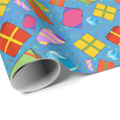 Farbiges Geschenkpapier (Rolleneckpunkt)