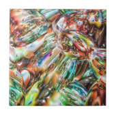 Farbiges geschmolzenes Glas Fliese (Vorderseite)