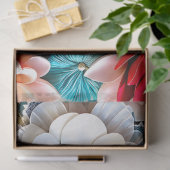 Farbiges Gewebe aus Blumengewebe, Tissue Seidenpapier (Geschenk)