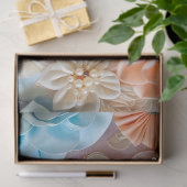 Farbiges Gewebe aus Blumengewebe, Tissue Seidenpapier (Geschenk)