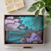 Farbiges Gewebe aus Blumengewebe, Tissue Seidenpapier (Geschenk)