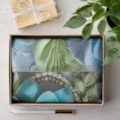 Farbiges Gewebe aus Blumengewebe, Tissue Seidenpapier (Geschenk)