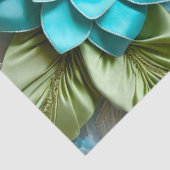 Farbiges Gewebe aus Blumengewebe, Tissue Seidenpapier (Ausschnitt)