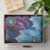 Farbiges Gewebe aus Blumengewebe, Tissue Seidenpapier (Geschenk)