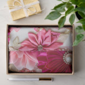 Farbiges Gewebe aus Blumengewebe, Tissue Seidenpapier (Geschenk)