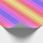 Farbiges Gingham Pattern Wrapping Paper Geschenkpapier (Ecke)