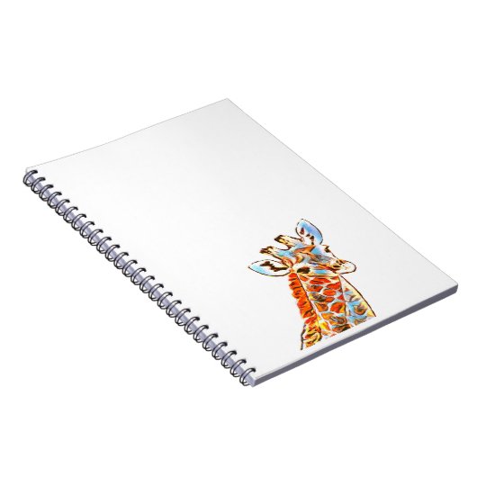 Farbiges Giraffenheft Notizblock (Rechte Seite)