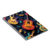 Farbiges Gitarrenmuster Notizblock (Rechte Seite)