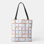 Farbiges Gitter mit negativem Platzmid, Mod inspir Tasche (Rückseite)