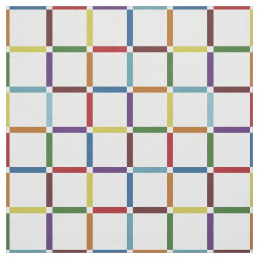 Farbiges Gitter mit negativem Raumanbogen Stoff (Muster)