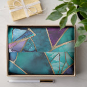 Farbiges Glasmosaikkunstpapier Seidenpapier (Geschenk)