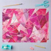 Farbiges Glasmosaikkunstpapier Seidenpapier (Basteln)