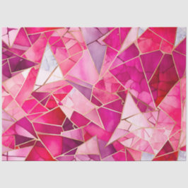 Farbiges Glasmosaikkunstpapier Seidenpapier