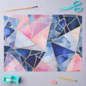 Farbiges Glasmosaikkunstpapier Seidenpapier (Basteln)