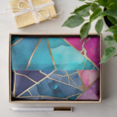 Farbiges Glasmosaikkunstpapier Seidenpapier (Geschenk)