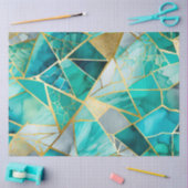 Farbiges Glasmosaikkunstpapier Seidenpapier (Basteln)