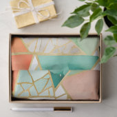 Farbiges Glasmosaikkunstpapier Seidenpapier (Geschenk)
