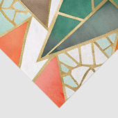 Farbiges Glasmosaikkunstpapier Seidenpapier (Ausschnitt)