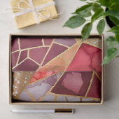 Farbiges Glasmosaikkunstpapier Seidenpapier (Geschenk)