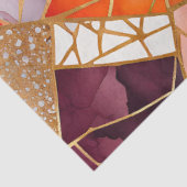 Farbiges Glasmosaikkunstpapier Seidenpapier (Ausschnitt)