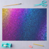 Farbiges Glitzer Kunstpapier Seidenpapier (Basteln)