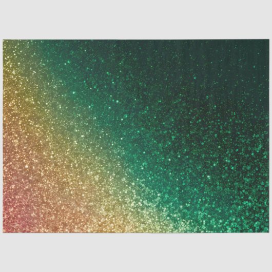 Farbiges Glitzer Kunstpapier Seidenpapier (Vorderseite)