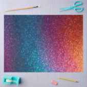 Farbiges Glitzer Kunstpapier Seidenpapier (Basteln)