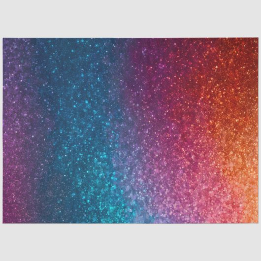 Farbiges Glitzer Kunstpapier Seidenpapier (Vorderseite)
