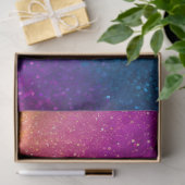 Farbiges Glitzer Kunstpapier Seidenpapier (Geschenk)