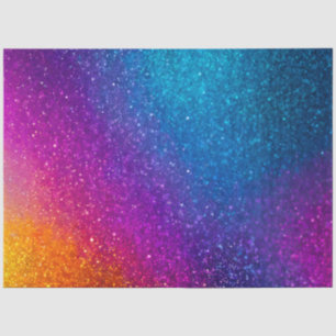 Farbiges Glitzer Kunstpapier Seidenpapier