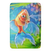 Farbiges Goldfish-Design Badematte (Vorderseite Vertikal)