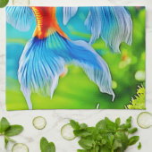 Farbiges Goldfish-Design Geschirrtuch (Gefaltet)